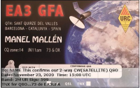 eQSL Cards from N1ME and members